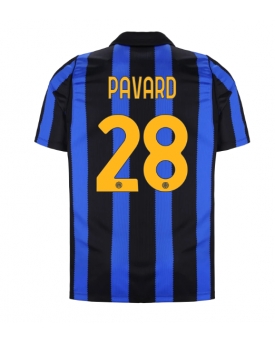Inter Milan Benjamin Pavard #28 Maglia Gara Casa Repliche 2026-27 Maniche Corte Inter Milan Benjamin Pavard #28 Maglia Gara Casa Repliche 2026-27 Maniche Corte